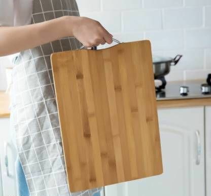 Bamboo Wooden Chopping Board with Handle – Uthkala
